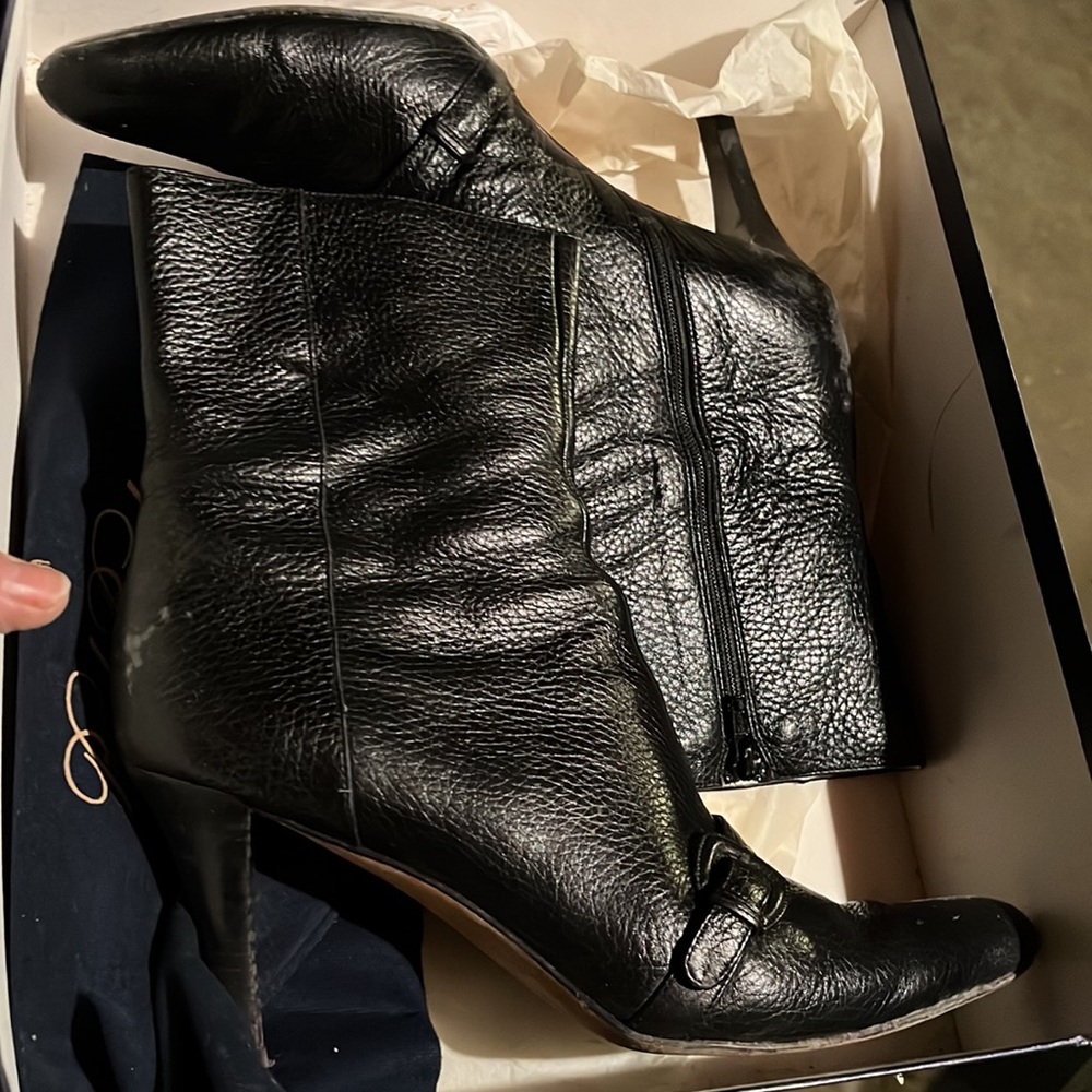 Black leather Italian boots- Brooks Brothers. - Picture 5 of 5